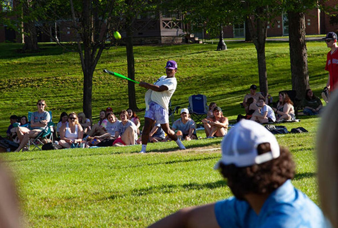 Students play Term III softball